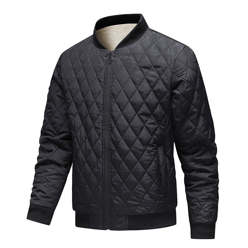 Mens New AutumnWinter Warm Trendy Quilted Padded Jacket