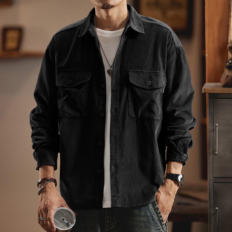 American Retro Heavyweight Work Jacket For Men